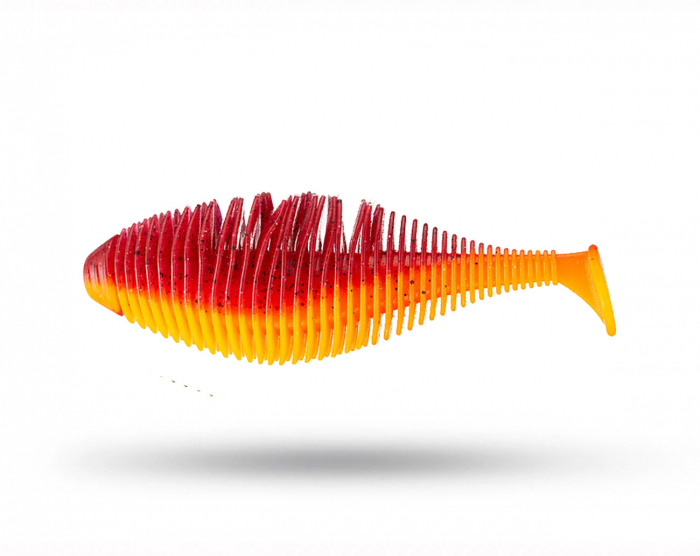 Geecrack Bellows Gill Swimmer 3,2´ - Red Hot Gill i gruppen Fiskedrag / Kräftor & Creaturebaits hos Örebro Fiske & Outdoor AB (Bellows Gill Swim 396)